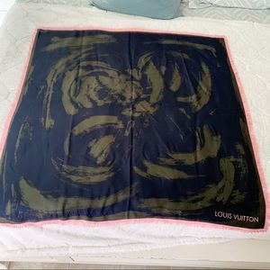 Louis Vuitton large silk scarf